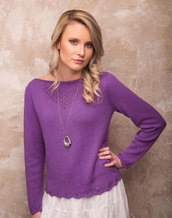 Maureen Pullover-free knitting pattern