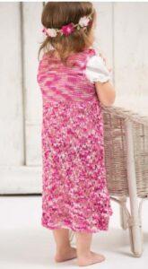 Cotton Candy-knitted dress 