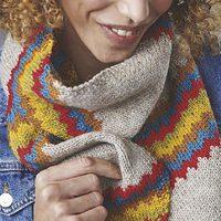 Striped scarf- knitting pattern