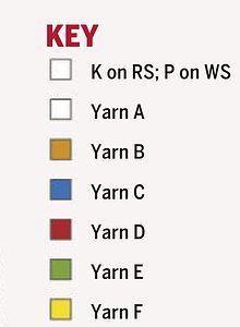 Striped scarf- knitting pattern