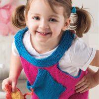 Knitted dress for little girl-knitting pattern Knitted dress for little girl-knitting pattern