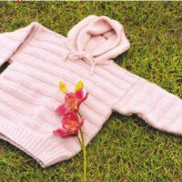 Cuddly Hoodie for kids-free knitting pattern