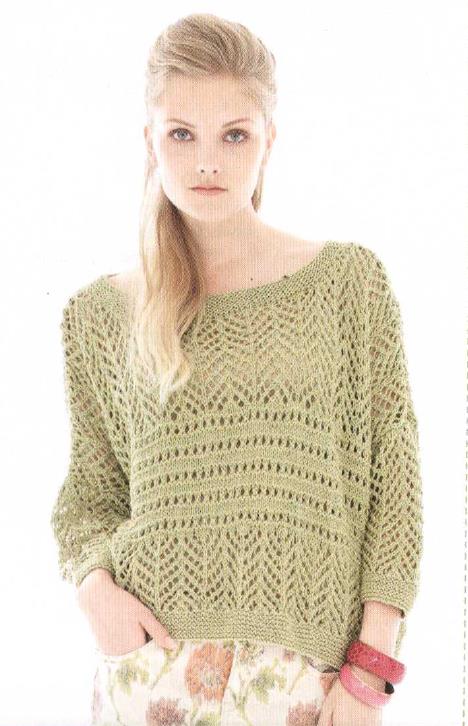 “Cookies & cream”- knitted sweater. Free knitting pattern