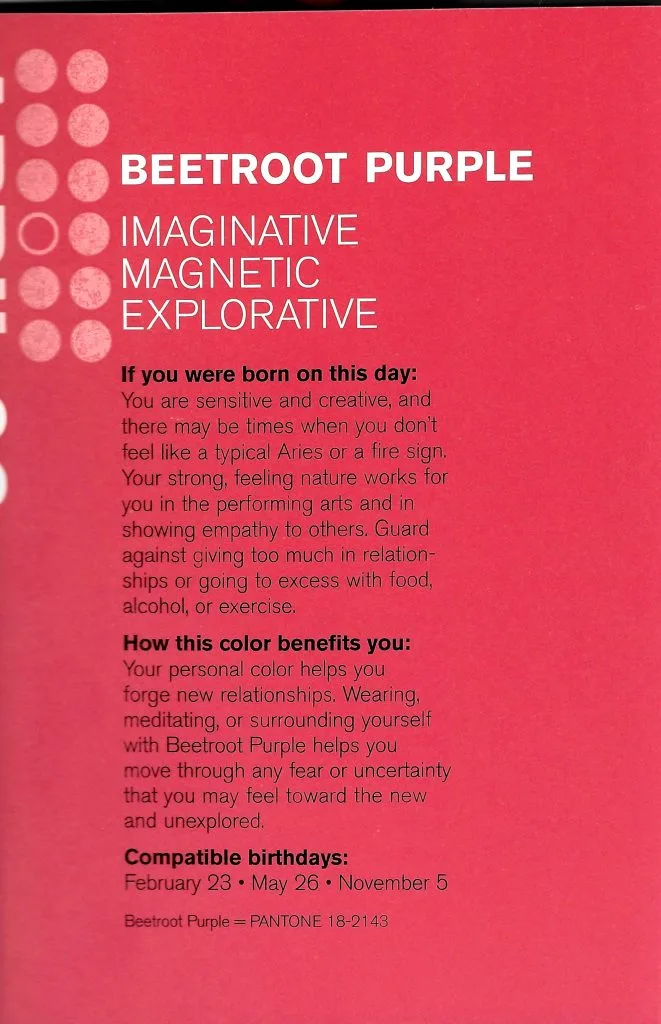 Pantone Color of the Day April 6