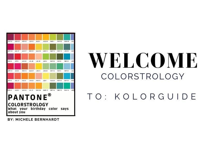 Welcome COLORSTROLOGY Color of the Day 1 55