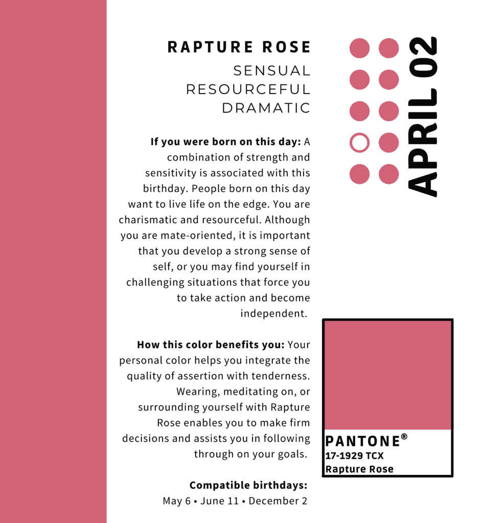 Pantone Color Of the Day April 2