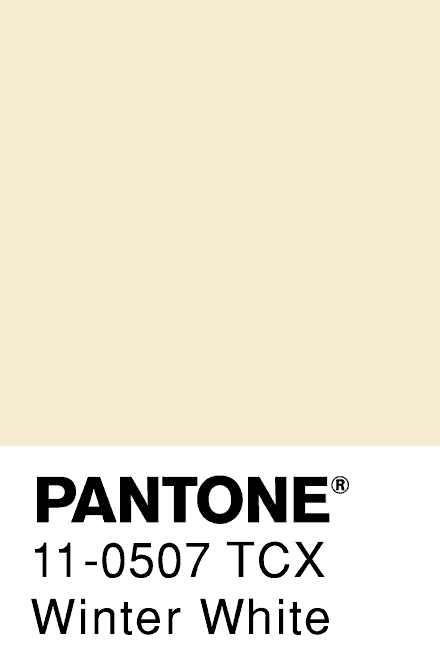 Pantone Winter White
