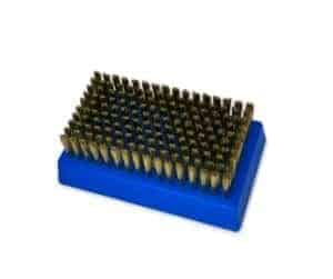 Brass Anilox Roll Brush .0045 Bristle Diameter Plastic Handle