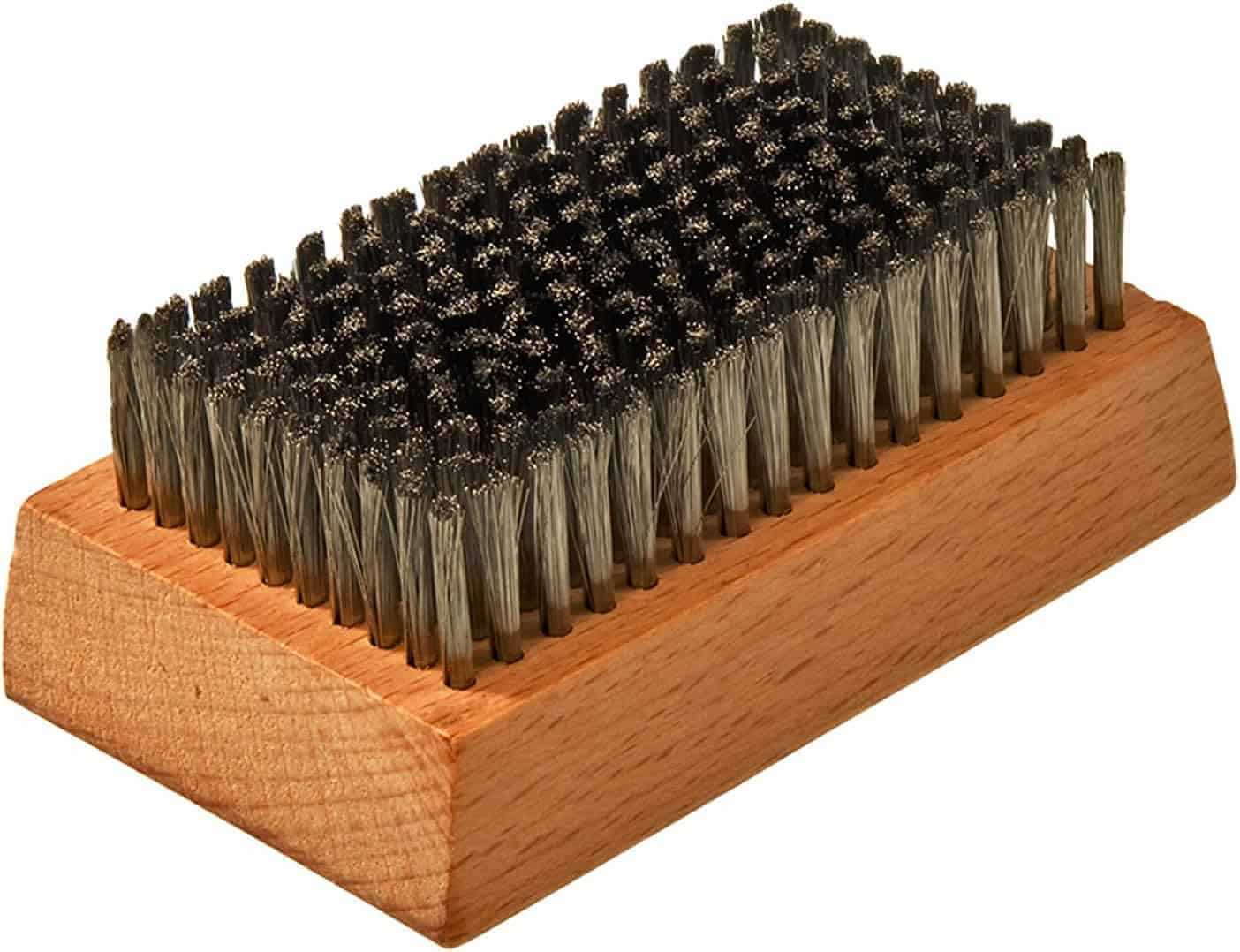 Anilox Roll Brush SS Stainless Steel .005 Bristle Diameter Palm Held