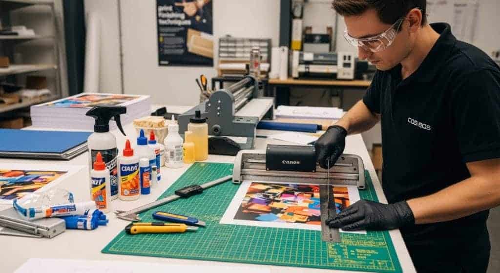 print finishing hands-on setup