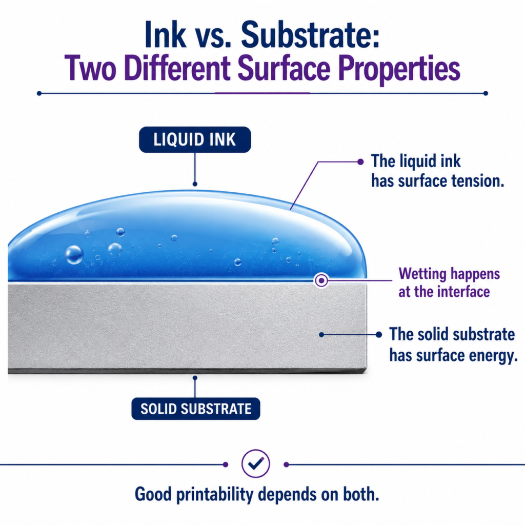 Ink and Substrate Surface Properties 1