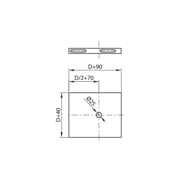 slim eko plyta konsoli wsporczej rysunek