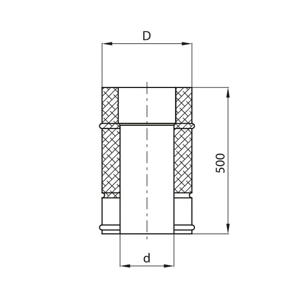 slim eko rura 05m rysunek