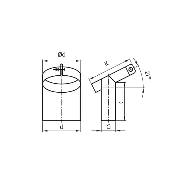 sps 60 100 obejma podporowa rysunek