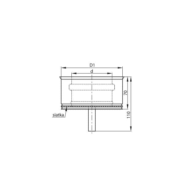 sps izol 80 100 denko czerpnia z odskraplaczem rysunek