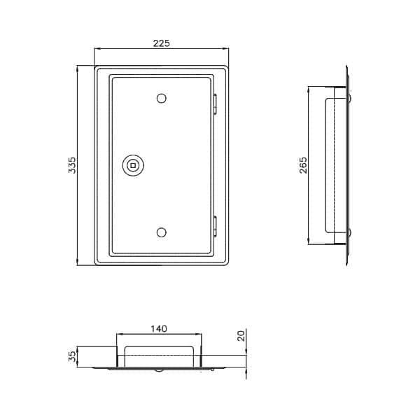 dodatki drzwi wyczystki izolowane rysunek 14x27 1