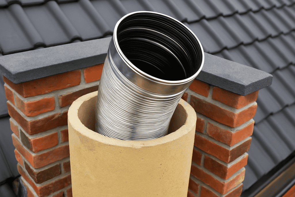 Montaż wkładu kominowego