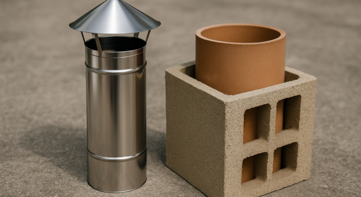 System kominowy ze stali czy ceramiki