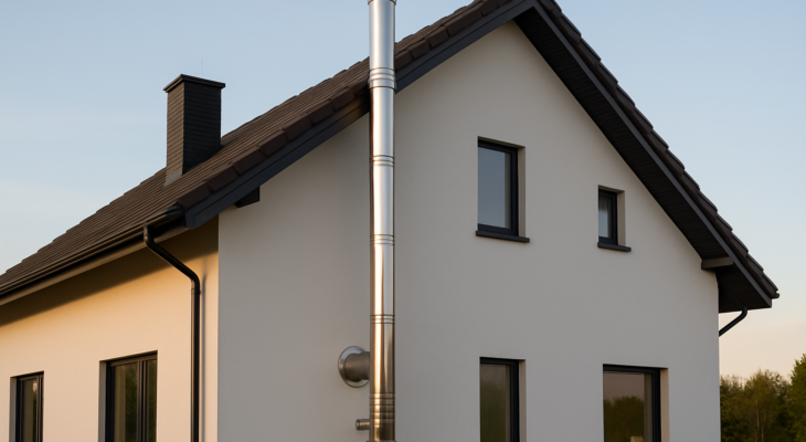 komin zewnętrzny