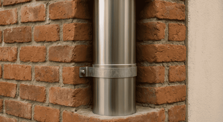 wkład do komina z cegły