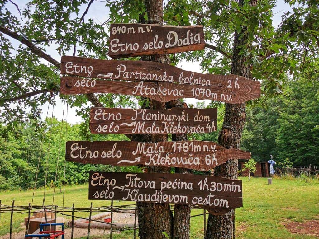 Offroad putokazi na Klekovači