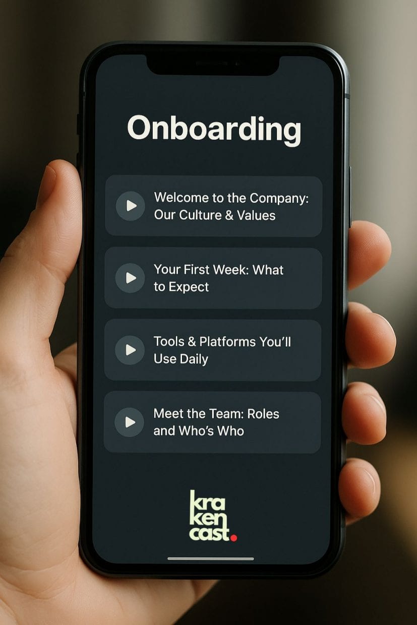 Ejemplo de Podcast de empresa para onboarding