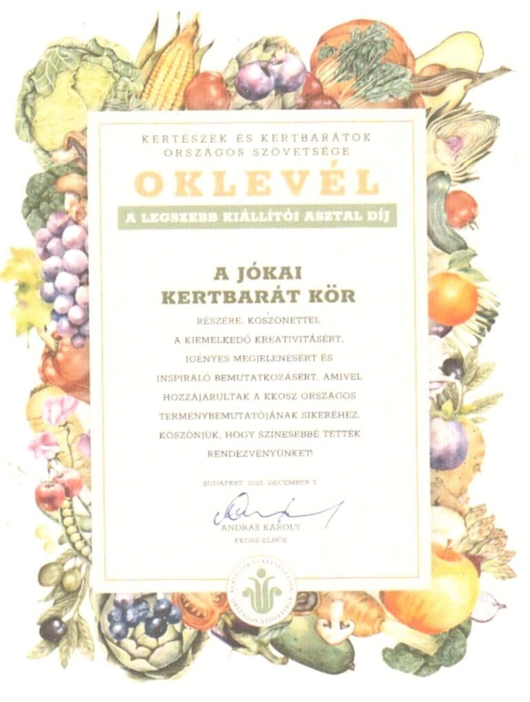 Jókai növény és kertbarát klub