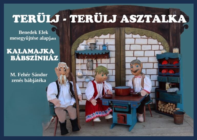 Terülj-terülj asztalka a Kalamajka Bábszínház előadásában