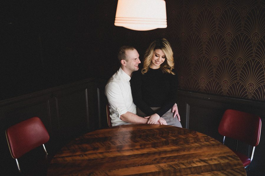 A downtown Portland engagement session at Sentinel Hotel, East Bank Esplanade, and Washington Park
