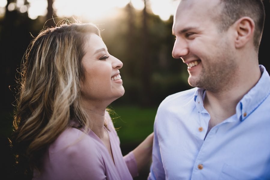 A downtown Portland engagement session at Sentinel Hotel, East Bank Esplanade, and Washington Park