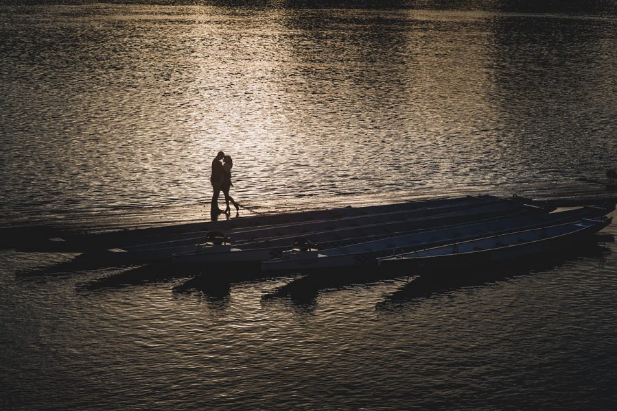 A downtown Portland engagement session at Sentinel Hotel, East Bank Esplanade, and Washington Park