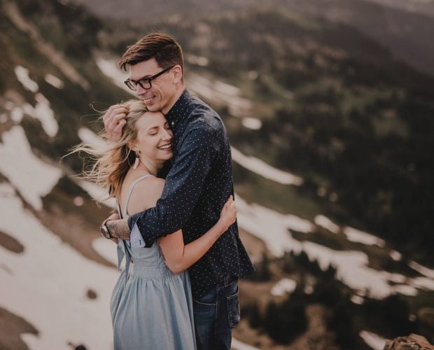 Mt Rainier Washington Engagement Session Photography 001