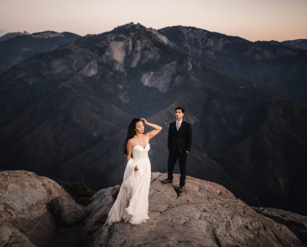 Sequoia National Park Moro Rock Wedding 001 1