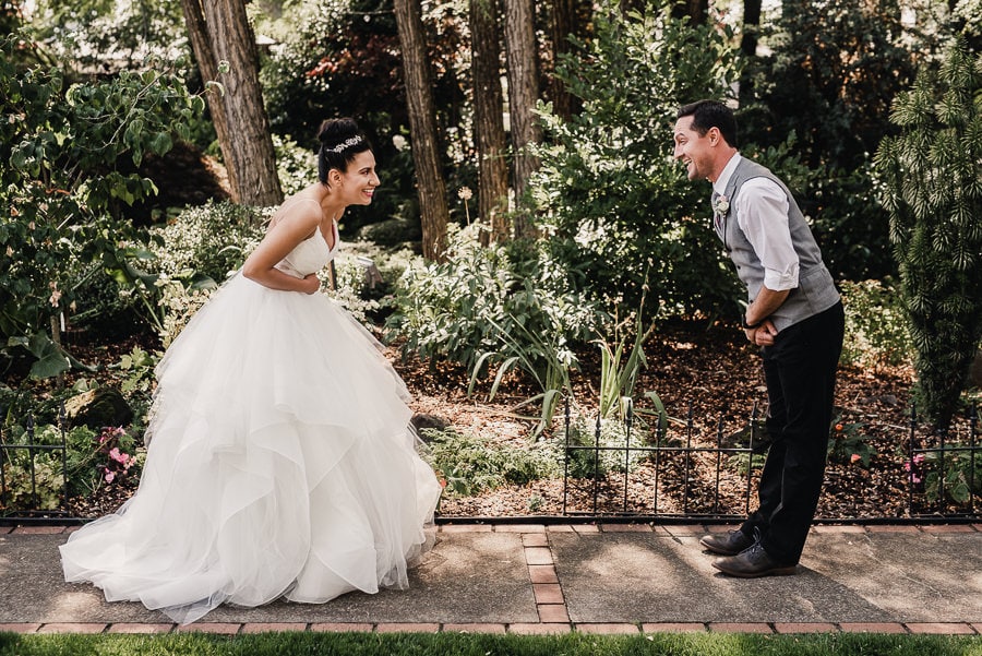 Portland wedding couple