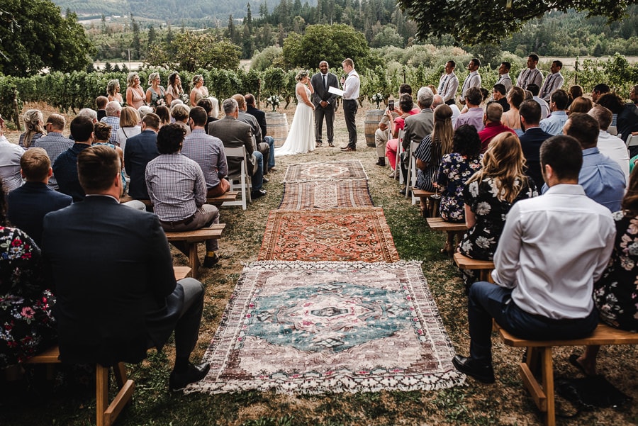 Portland wedding ceremony
