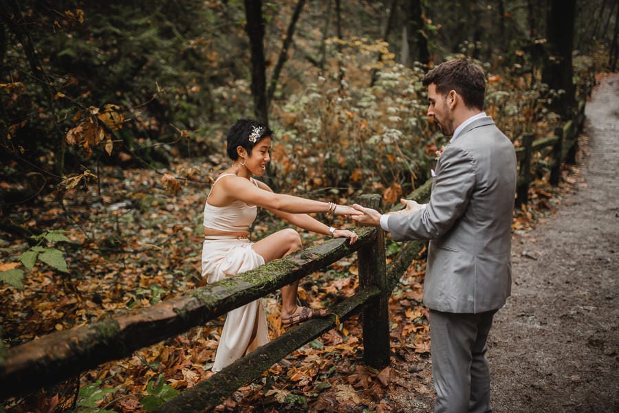 Cathedral Park Forest Park Elopement Photography 070