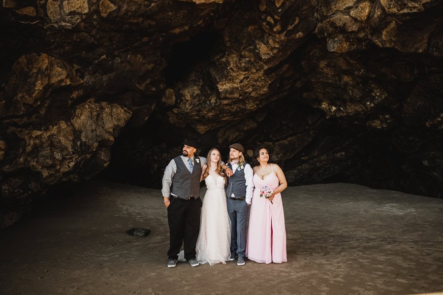 Tunnel Beach Oregon Coast Elopement Photography 059