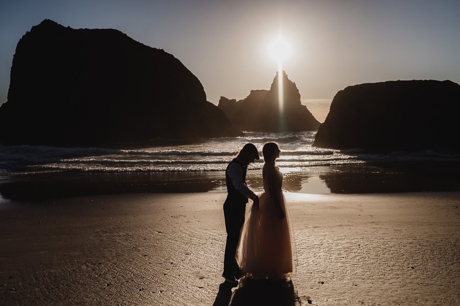 Tunnel Beach Oregon Coast Elopement Photography 061