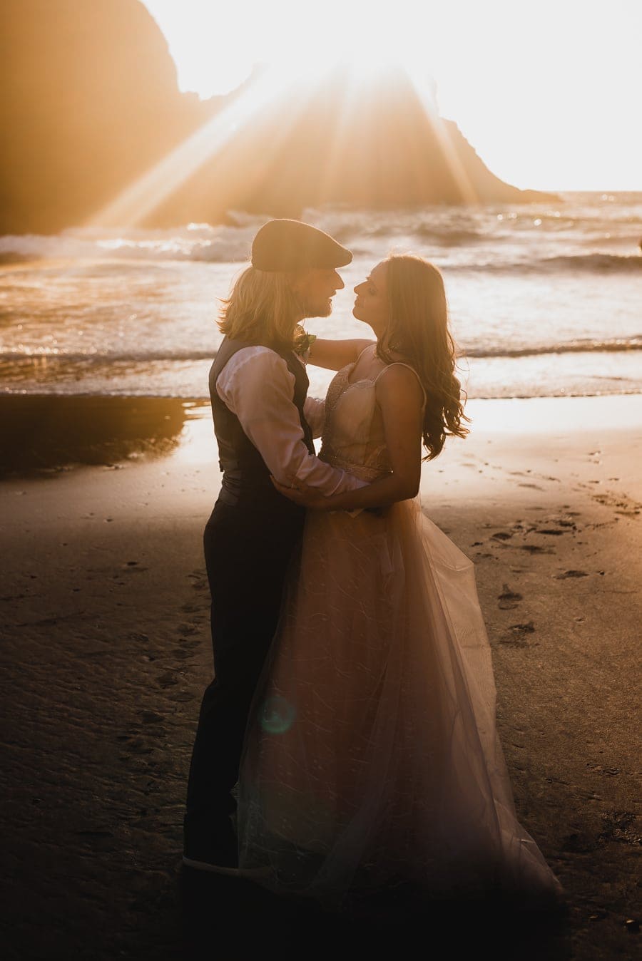 Tunnel Beach Oregon Coast Elopement Photography 069
