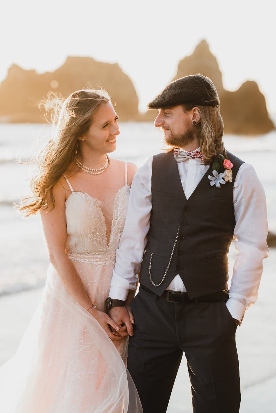 Tunnel Beach Oregon Coast Elopement Photography 076