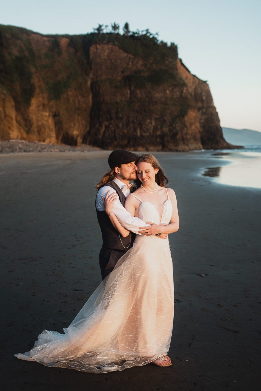 Tunnel Beach Oregon Coast Elopement Photography 081