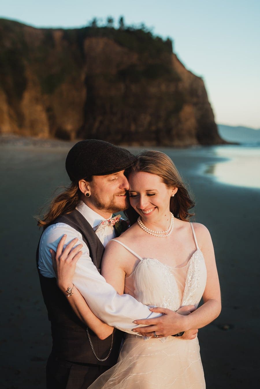 Tunnel Beach Oregon Coast Elopement Photography 082