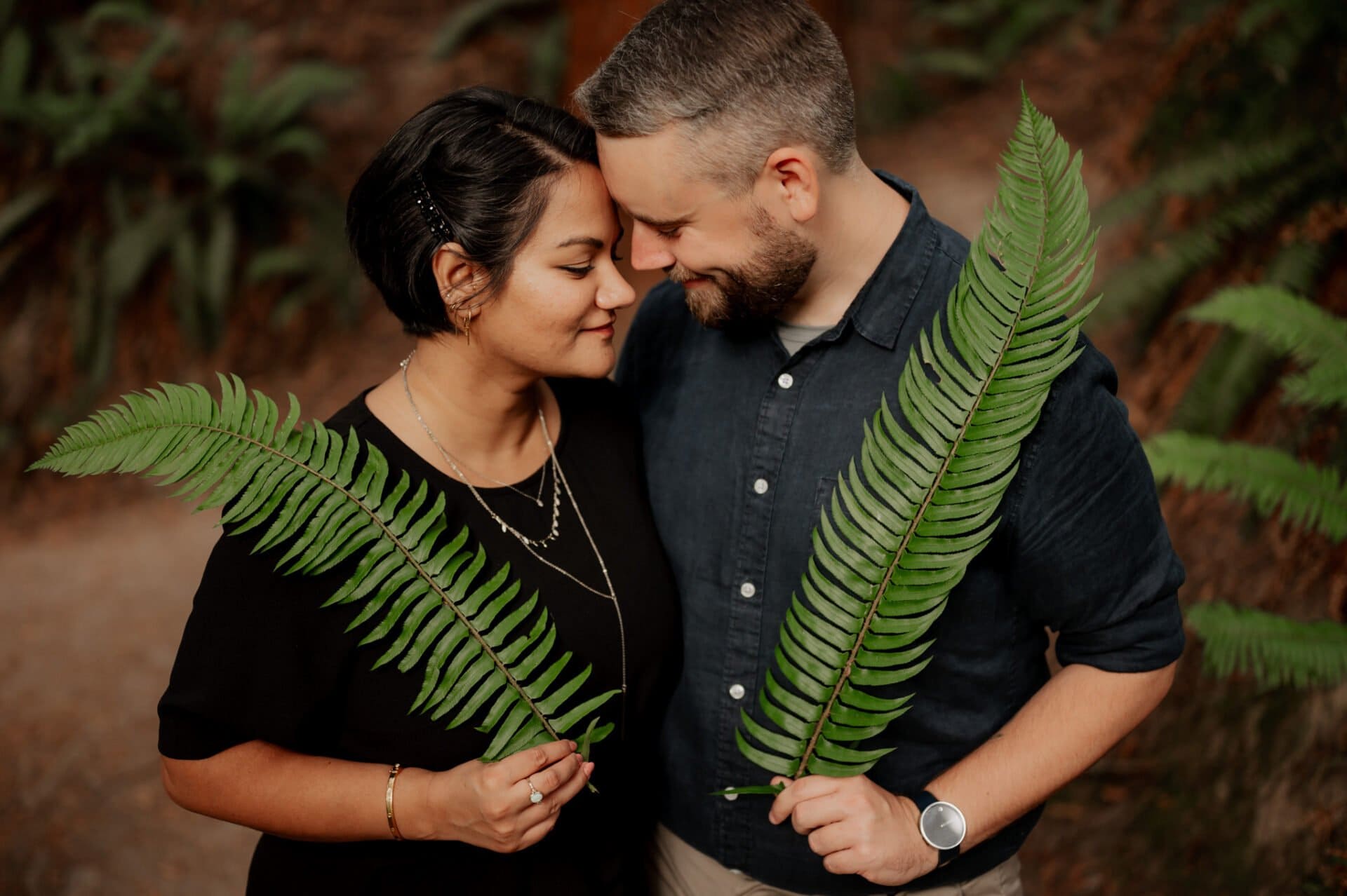 Hoyt Arboretum Redwood Deck Surprise Proposal Photography