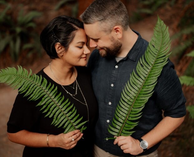 Hoyt Arboretum Redwood Deck Surprise Proposal Photography