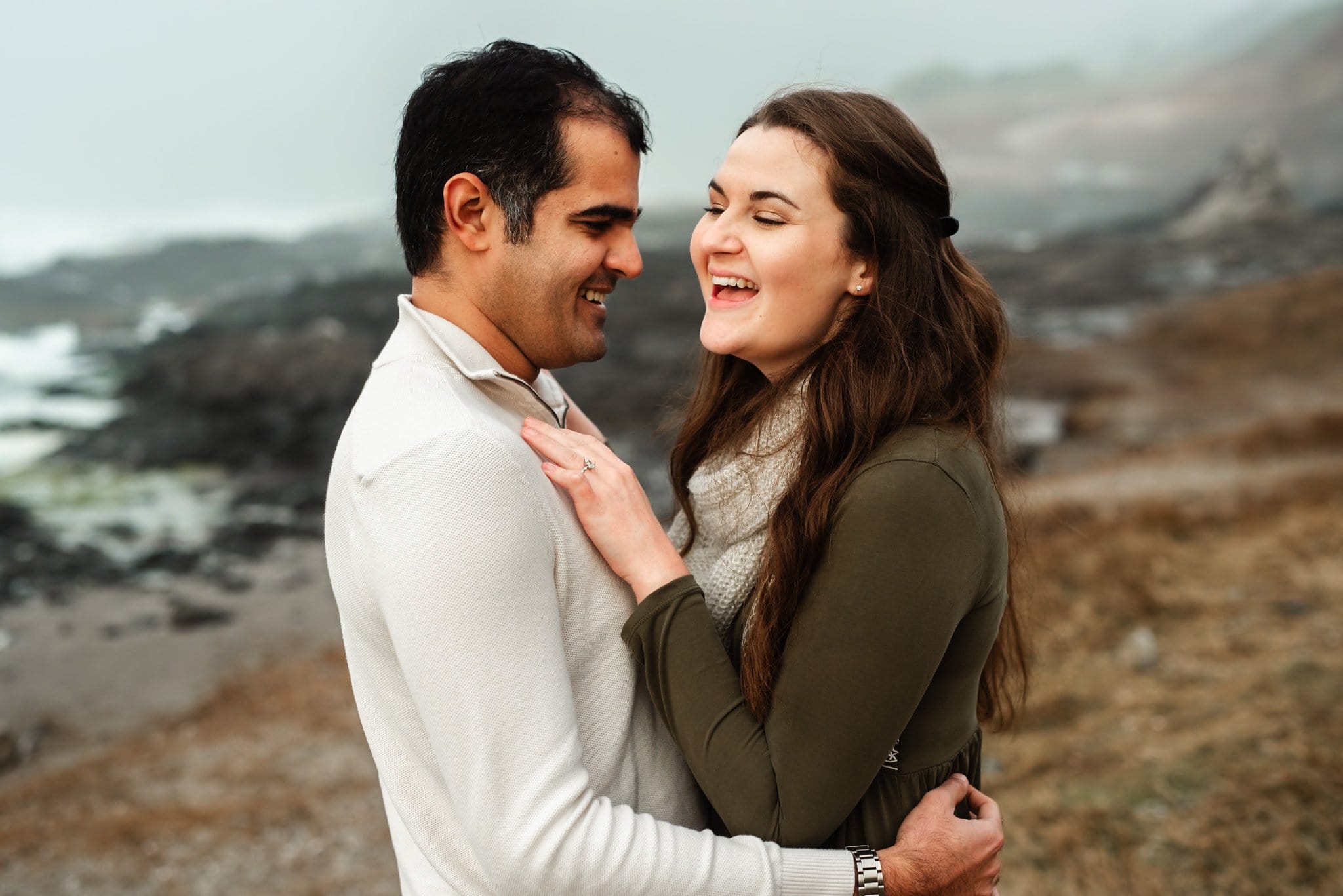 Oregon Coast Surprise Proposal Photography