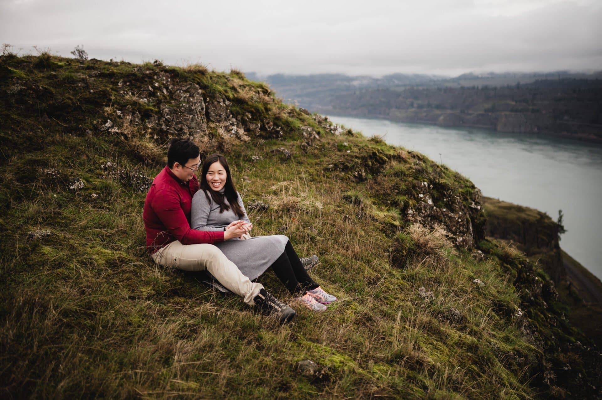 Rowena Crest Surprise Proposal Photography