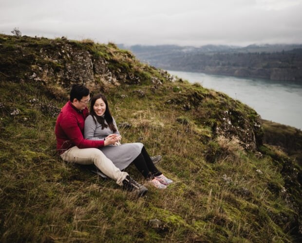 Rowena Crest Surprise Proposal Photography