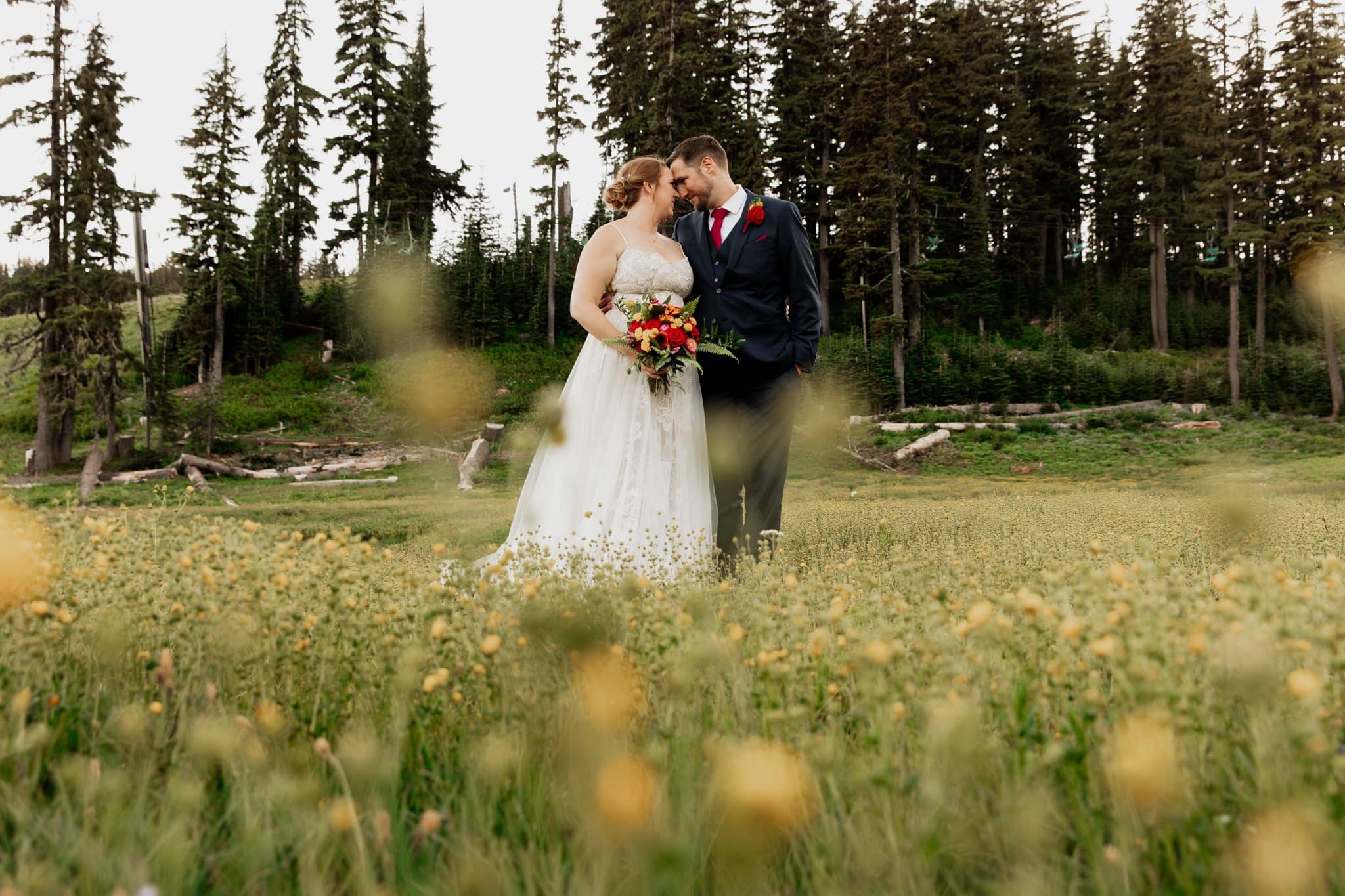 Summer Wedding At Mt Hood Meadows