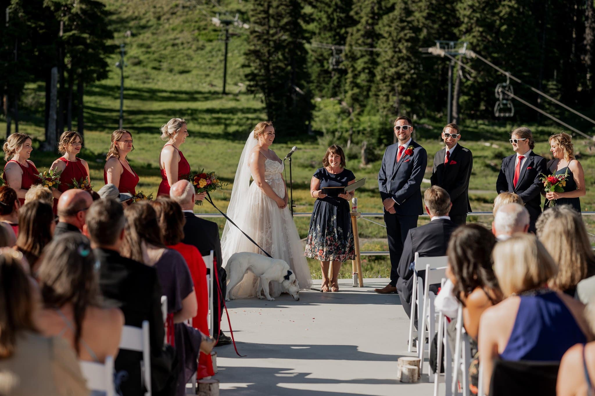 Summer Wedding At Mt Hood Meadows