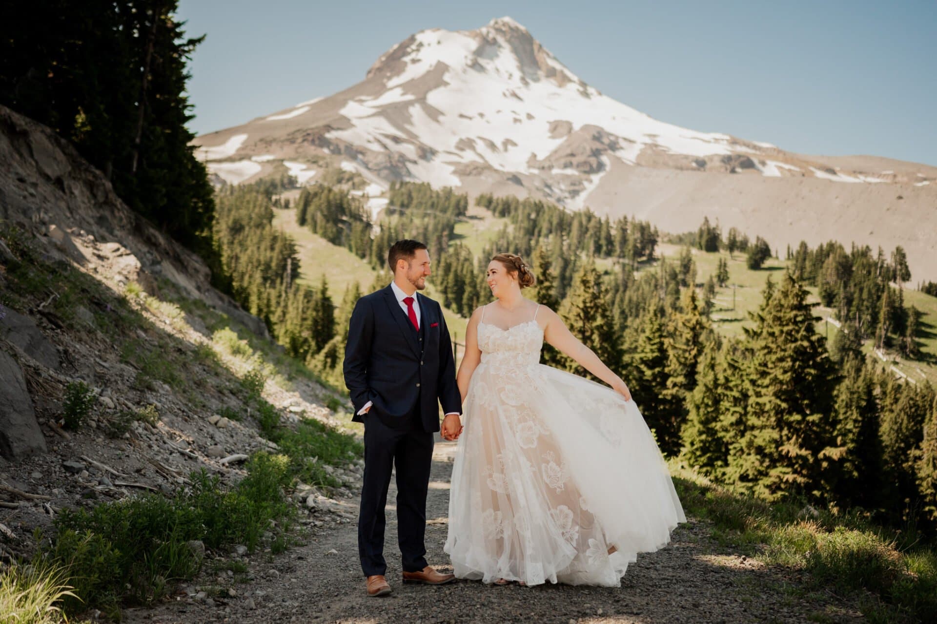 Summer Wedding At Mt Hood Meadows